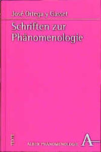 Schriften zur Phänomenologie