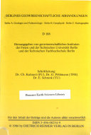 Die lithofazielle Entwicklung der oberkretazischen Phosphatgesteine Ägyptens - ein Beitrag zur Genese der Tethys-Phosphorite der Ostsahara