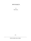Language and Dialect Atlas of Kenya / Boni Dialects
