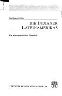 Die Indianer Lateinamerikas