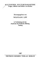 Kulturtypen, Kulturcharaktere