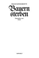 Bauern sterben