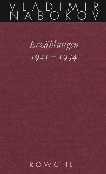 Erzählungen 1921 - 1934
