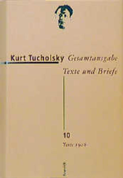 Gesamtausgabe Texte und Briefe 10