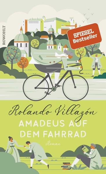 Amadeus auf dem Fahrrad