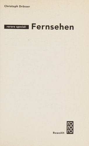 Fernsehen