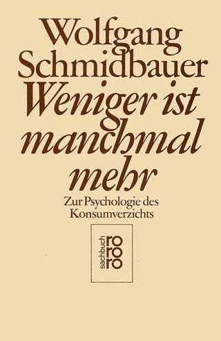 Weniger ist manchmal mehr