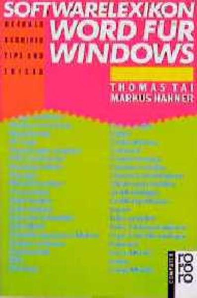 Softwarelexikon Word für Windows