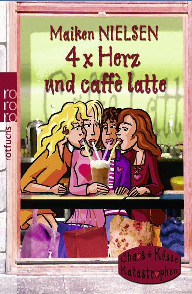 4 x Herz und caffè latte