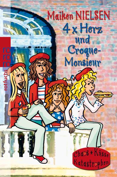 4 x Herz und Croque-Monsieur
