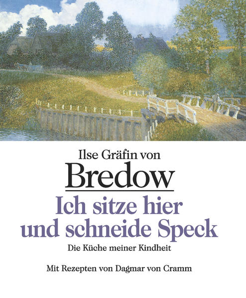 Ich sitze hier und schneide Speck