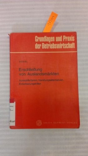 Erschliessung von Auslandsmärkten