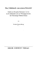 Das 'Volksbuch vom armen Heinrich'