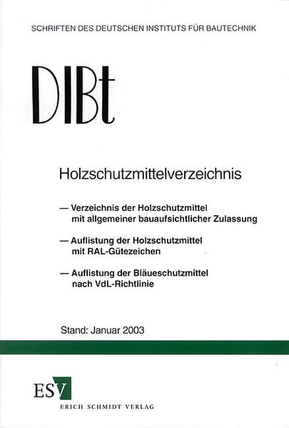 Holzschutzmittelverzeichnis