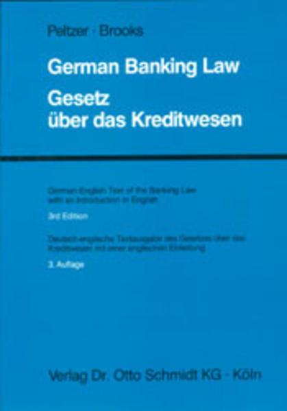 Gesetz über das Kreditwesen /German Banking Law