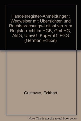 Handelsregister-Anmeldungen