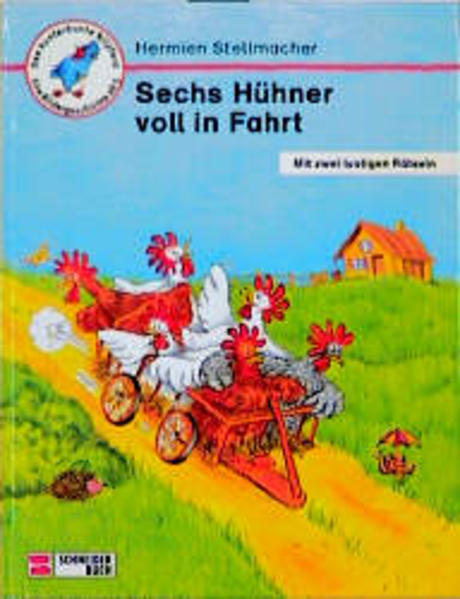 Sechs Hühner voll in Fahrt