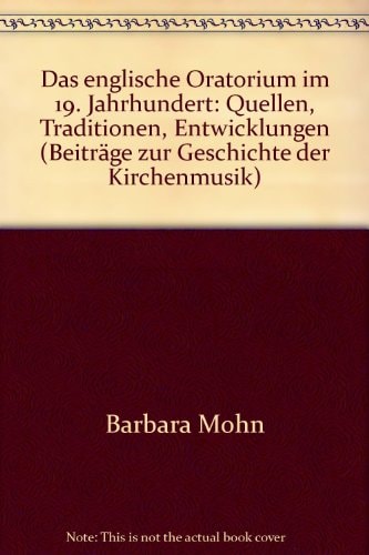 Das englische Oratorium im 19. Jahrhundert