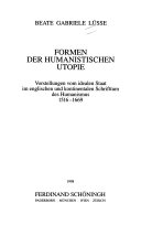 Formen der humanistischen Utopie