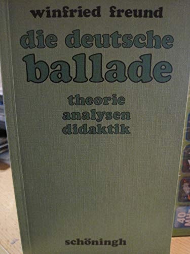 Die deutsche Ballade