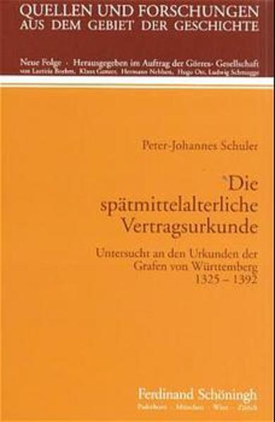 Die spätmittelalterliche Vertragsurkunde