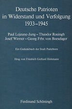 Deutsche Patrioten in Widerstand und Verfolgung 1933-1945