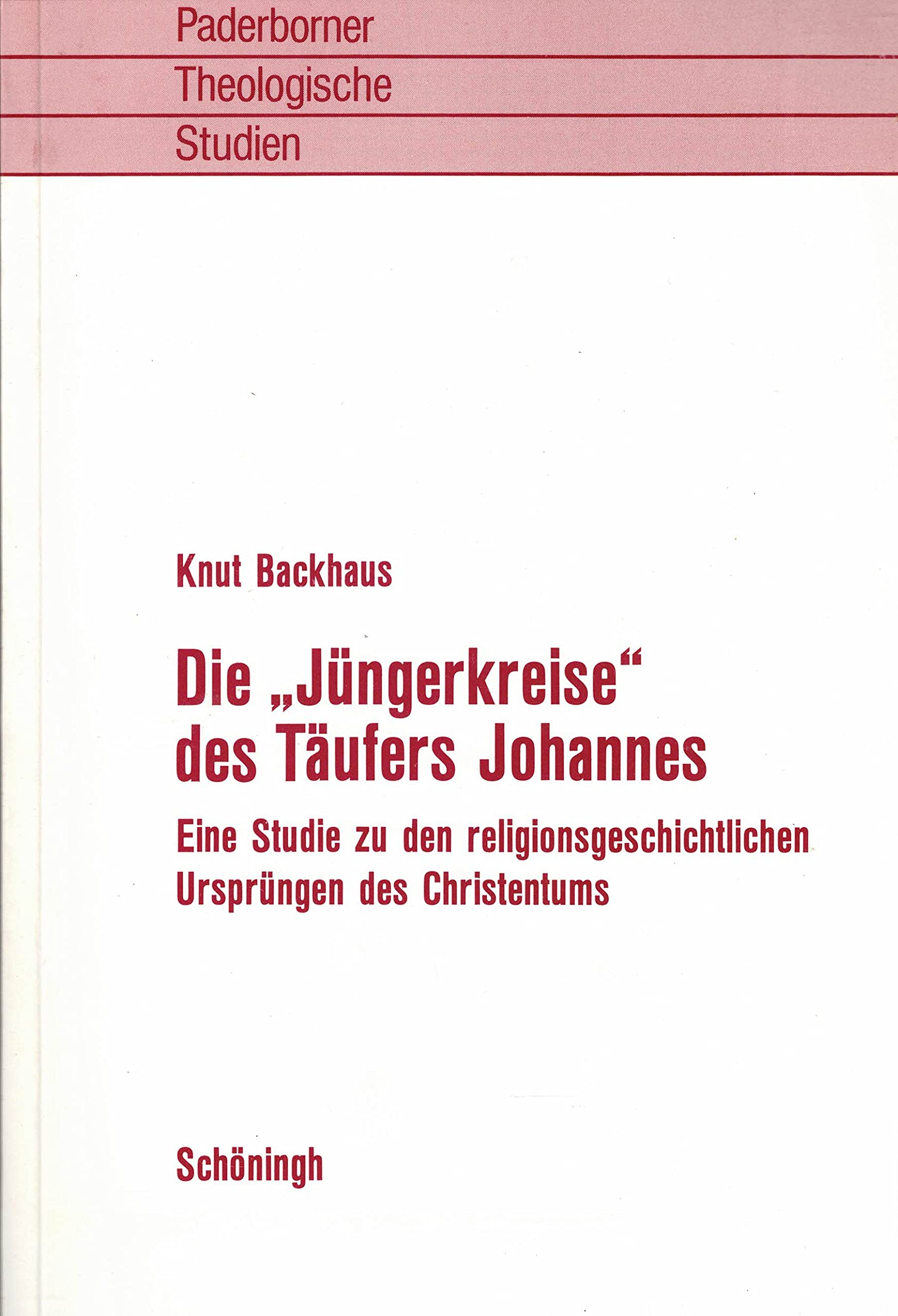 Die "Jüngerkreise" des Täufers Johannes