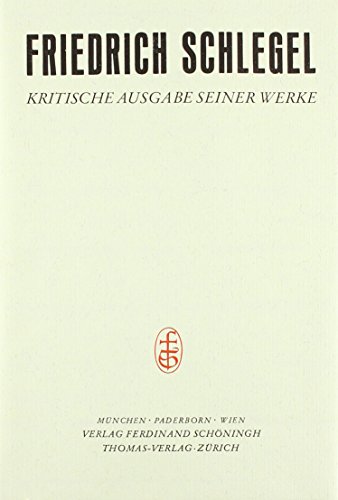 Charakteristiken und Kritiken II (1802-1829)