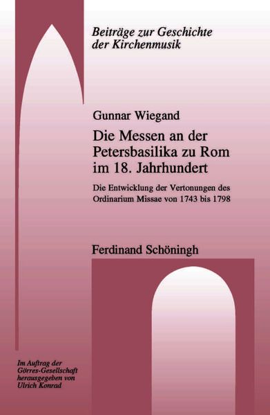 Die Messen an der Petersbasilika zu Rom im 18. Jahrhundert