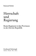 Herrschaft und Regierung