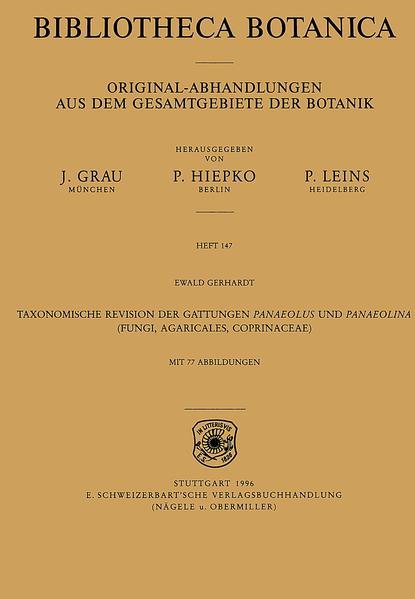 Taxonomische Revision der Gattungen Panaeolus und Panaeolina (Fungi, Agaricales, Coprinaceae)