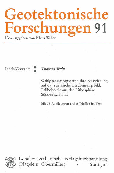 Gefügeanisotropie und ihre Auswirkung auf das seismische Erscheinungsbild