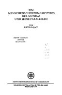 Ein Menschenschöpfungsmythos der Mundas und seine Parallelen