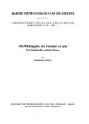 Die Wichtigkeit, ein Fremder zu sein