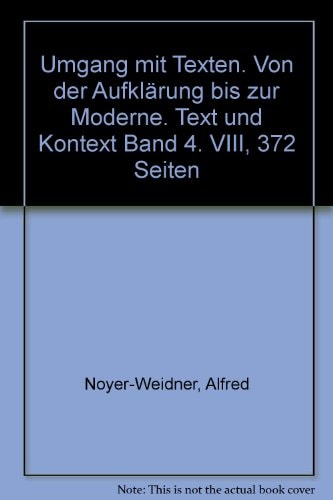 Umgang mit Texten II