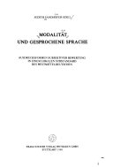 Modalität und gesprochene Sprache