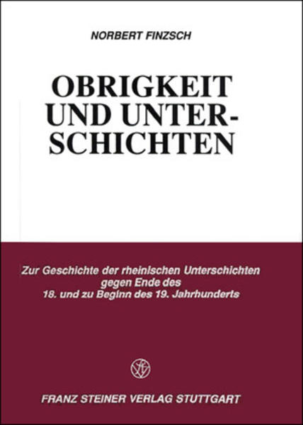 Obrigkeit und Unterschichten