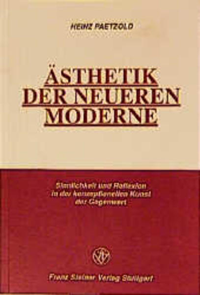 Ästhetik der neueren Moderne