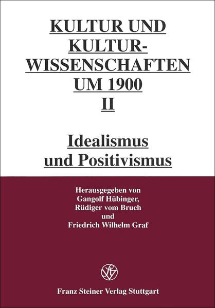 Kultur- und Kulturwissenschaften um 1900, Band II