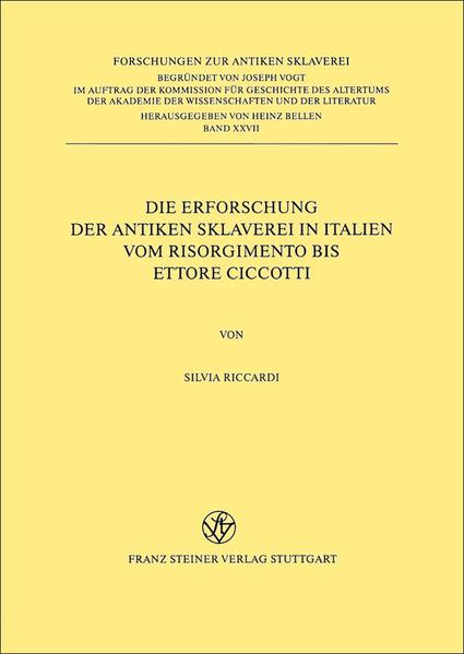 Die Erforschung der antiken Sklaverei in Italien