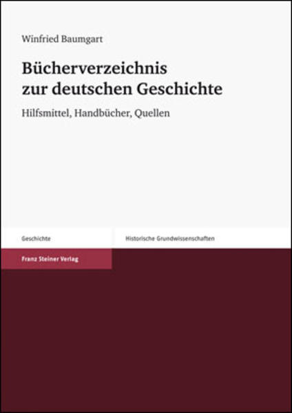 Bücherverzeichnis zur deutschen Geschichte