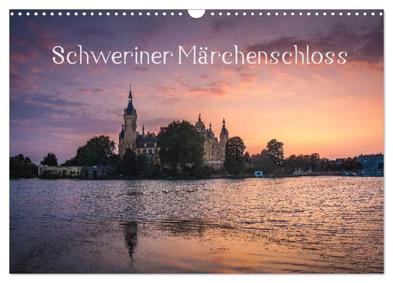 Schweriner Märchenschloss (Wandkalender 2026 DIN A3 quer), CALVENDO Monatskalender