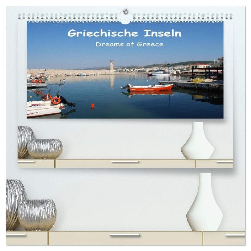Griechische Inseln (hochwertiger Premium Wandkalender 2026 DIN A2 quer), Kunstdruck in Hochglanz