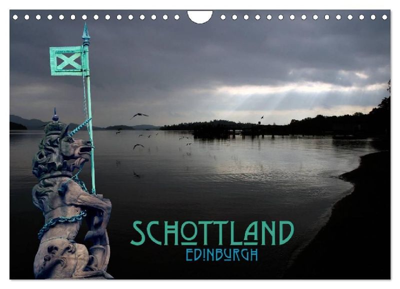 Schottland und Edinburgh (Wandkalender 2026 DIN A4 quer), CALVENDO Monatskalender