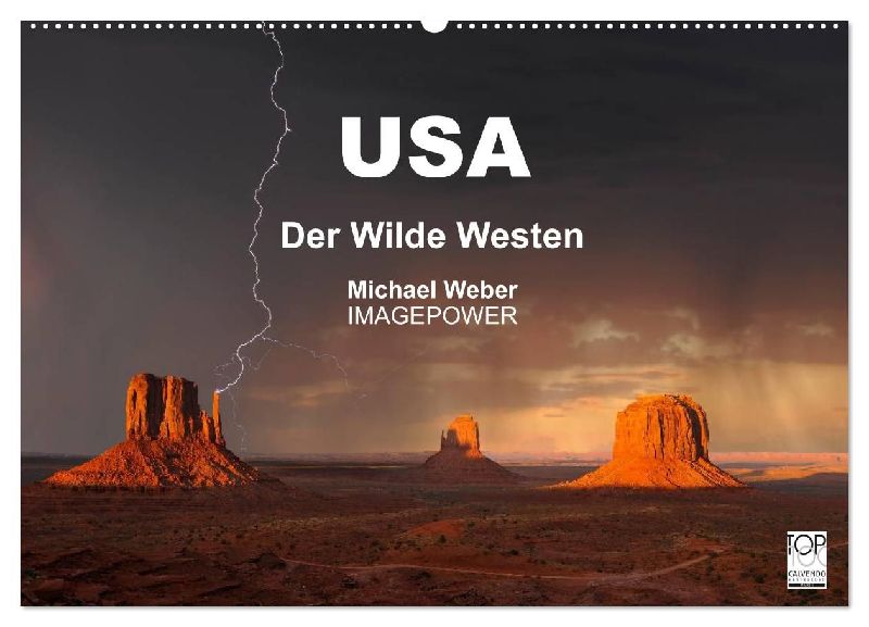 USA - Der Wilde Westen (Wandkalender 2026 DIN A2 quer), CALVENDO Monatskalender