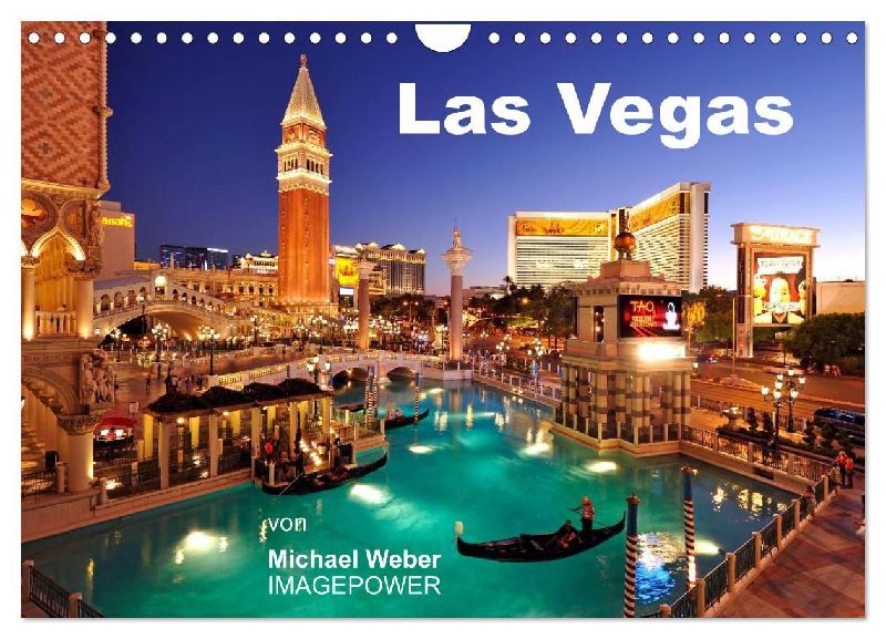 Las Vegas (Wandkalender 2026 DIN A4 quer), CALVENDO Monatskalender