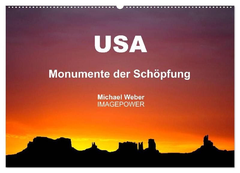 USA - Monumente der Schöpfung (Wandkalender 2026 DIN A2 quer), CALVENDO Monatskalender