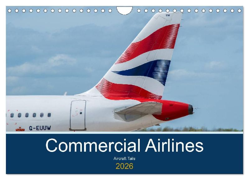 Commercial Airlines (Wall Calendar 2026 DIN A4 landscape), CALVENDO 12 Month Wall Calendar