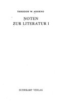 Noten zur Literatur