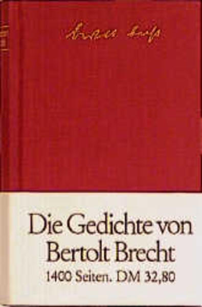 Die Gedichte in einem Band